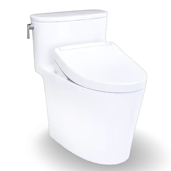 Toto MW6863446CEFG#01 Toto Aurora Washlet+ One-Piece Toilet and S5