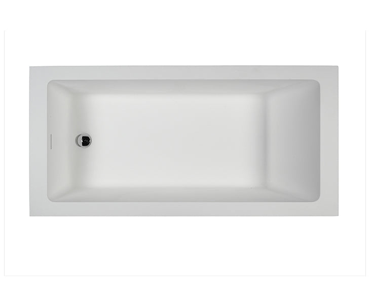 matte white bathtub