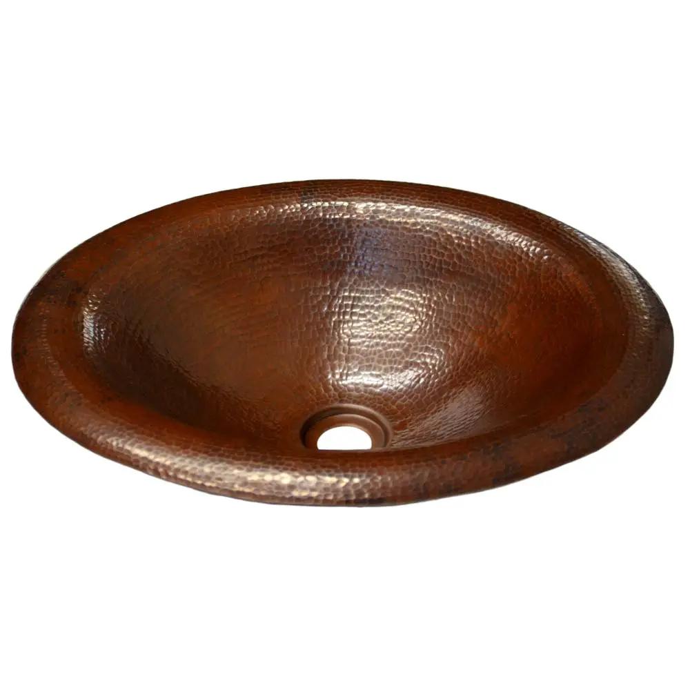 antique copper bathroom sink