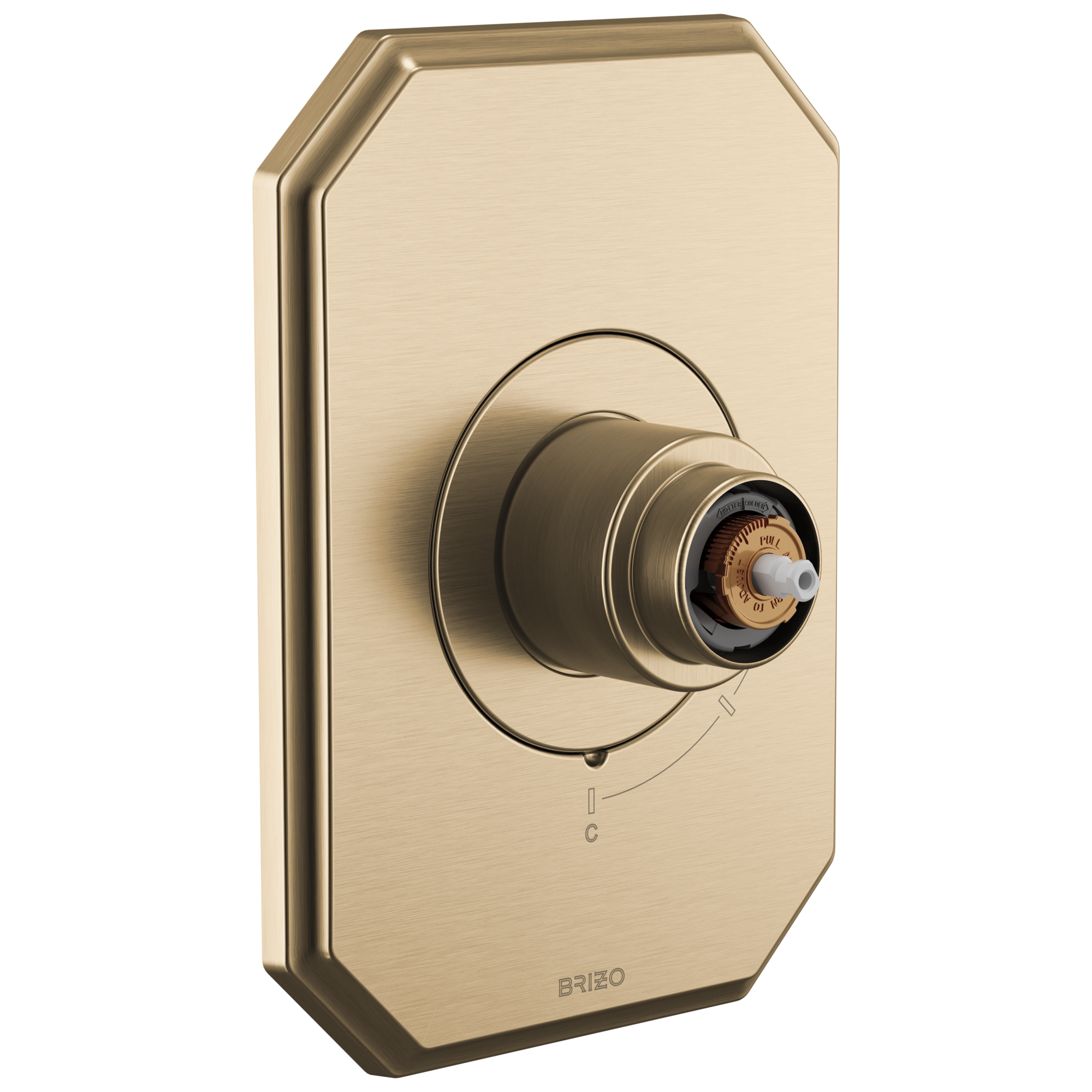 Brizo Beauclere Pressure Balance Valve Only Trim - Less Handle by Brizo