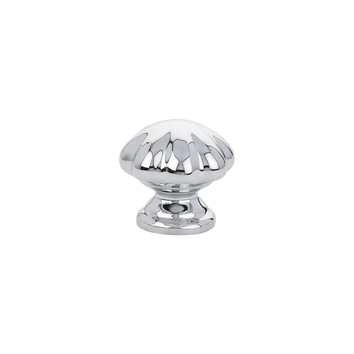 polished chrome cabinet knob