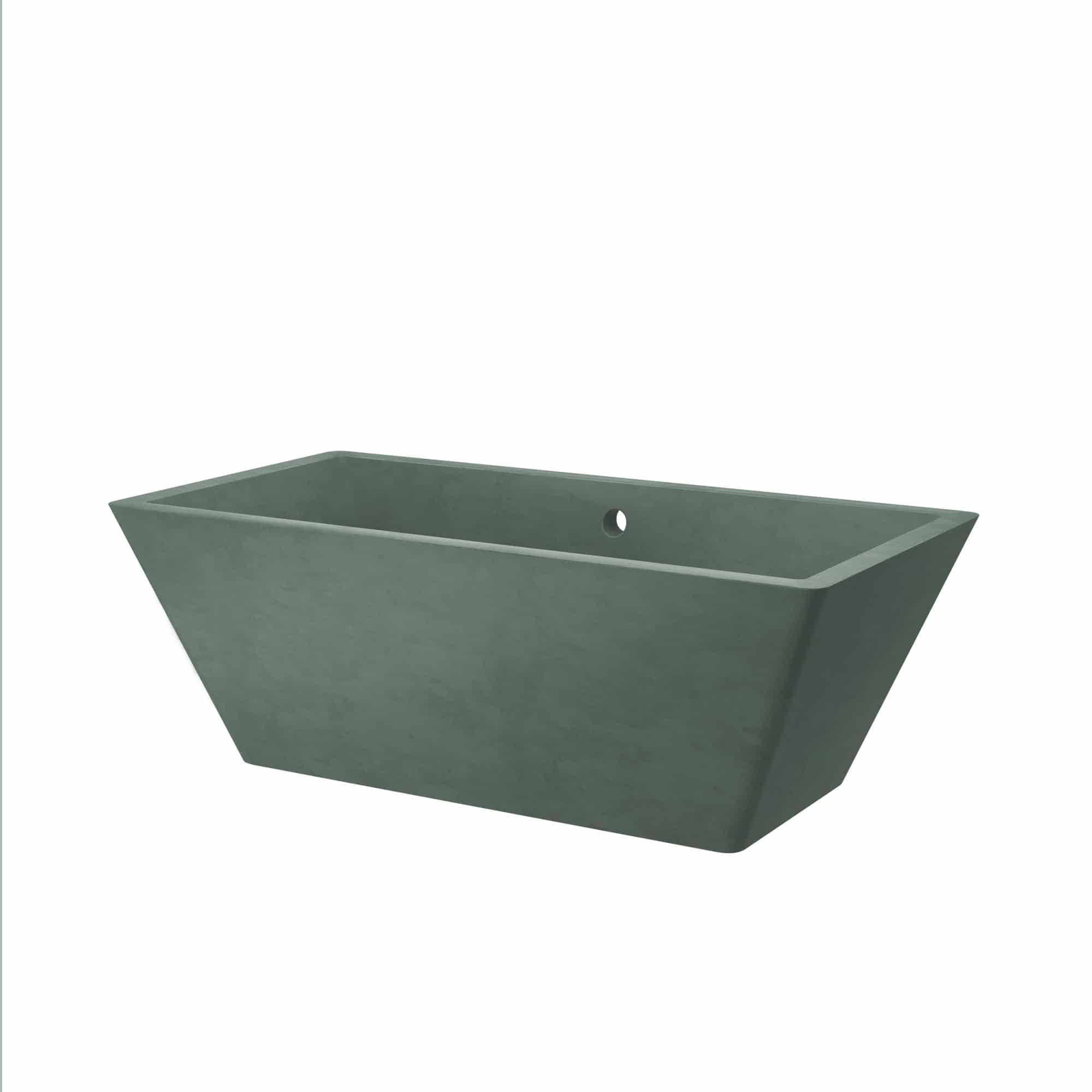 Native Trails Mendocino 66" NativeStone Freestanding Soaking Bathtub