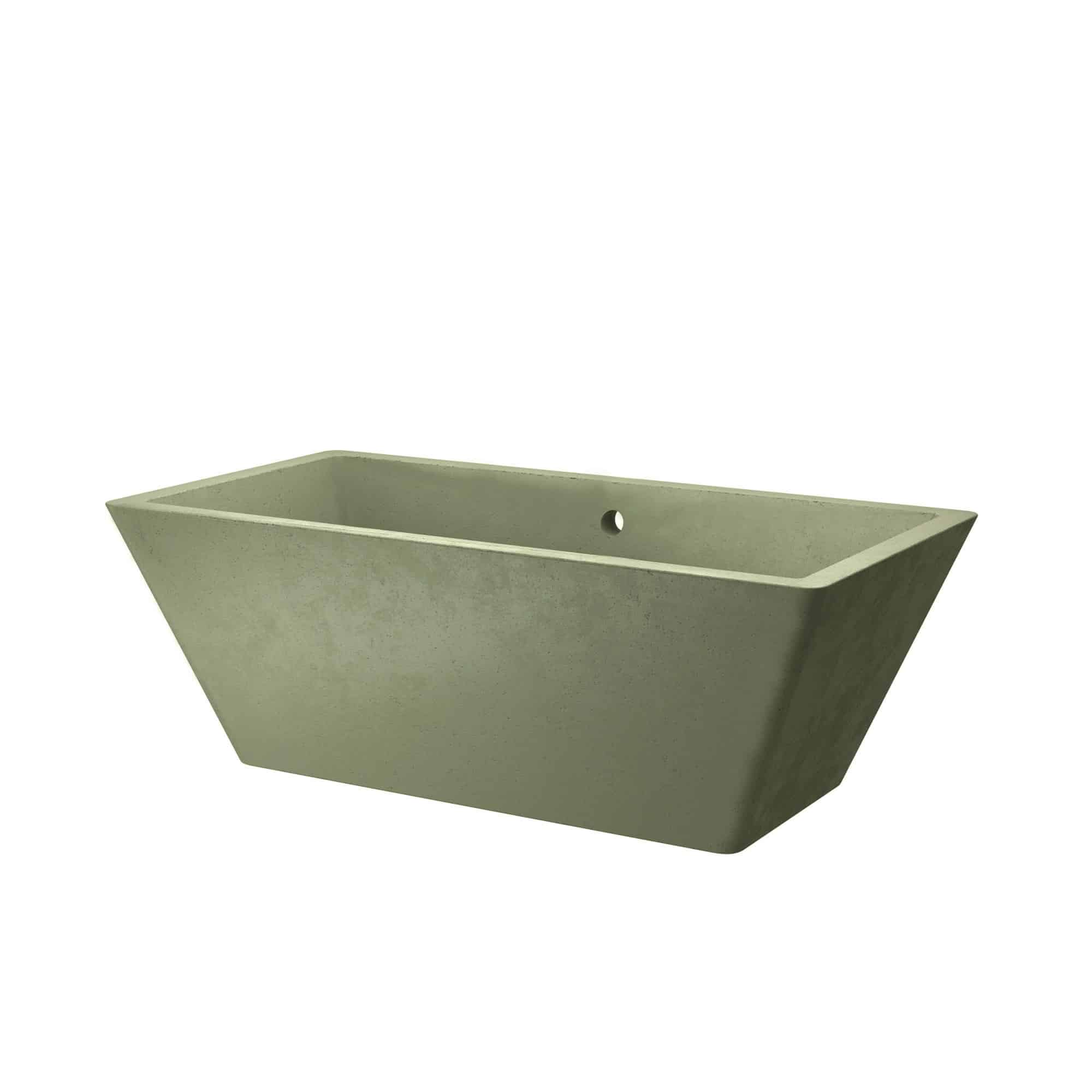 Native Trails Mendocino 66" NativeStone Freestanding Soaking Bathtub