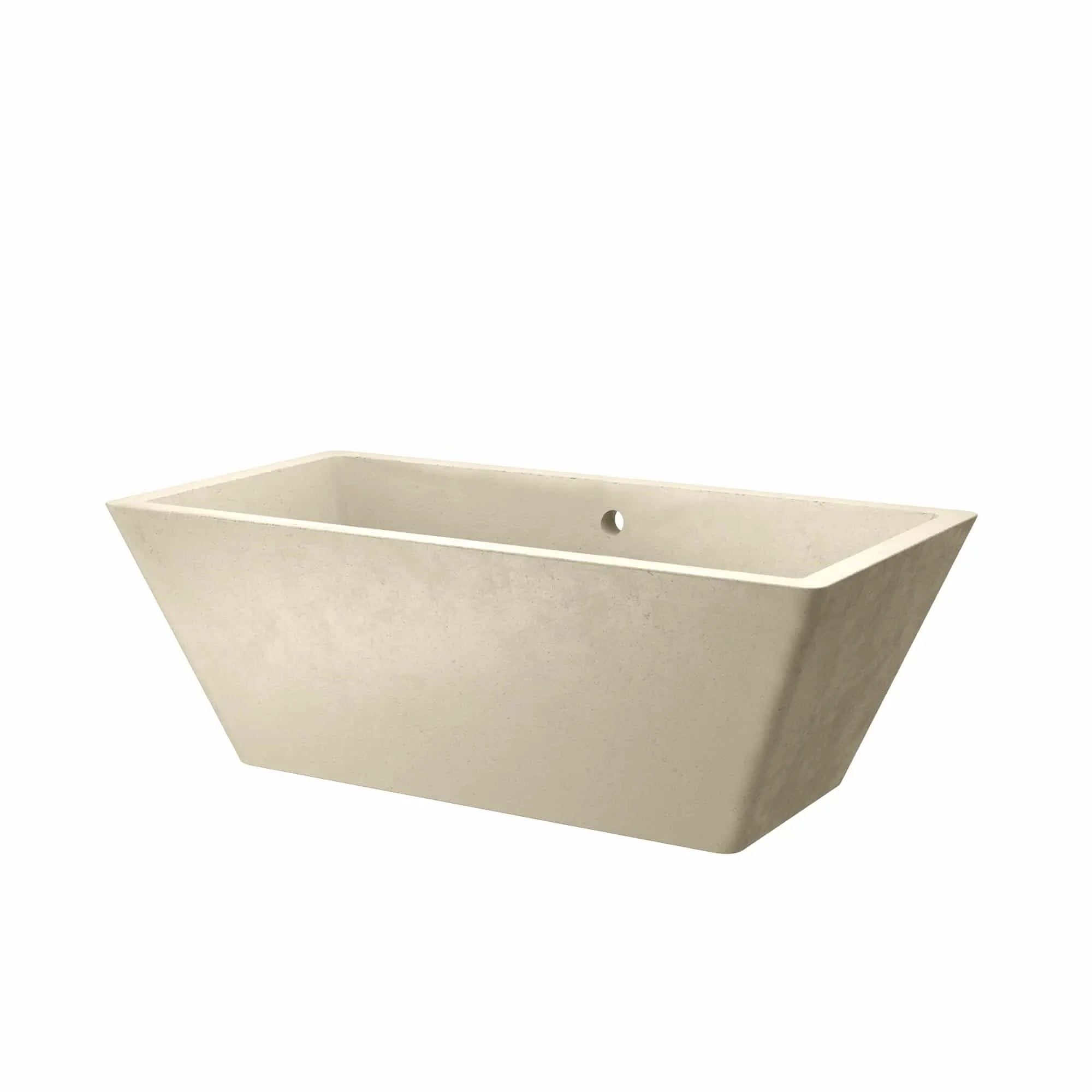 Native Trails Mendocino 66" NativeStone Freestanding Soaking Bathtub by Native Trails