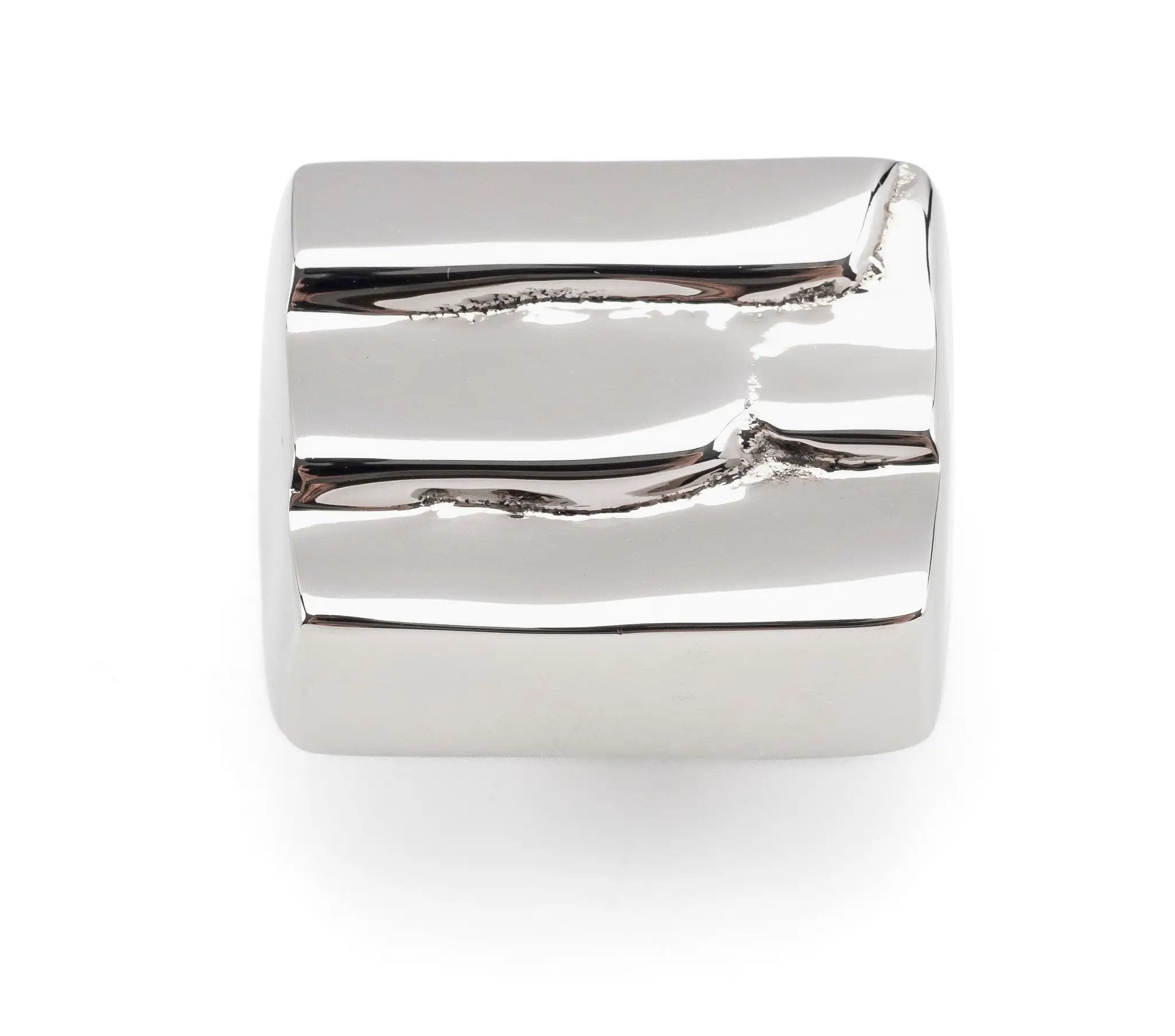 polished nickel pull