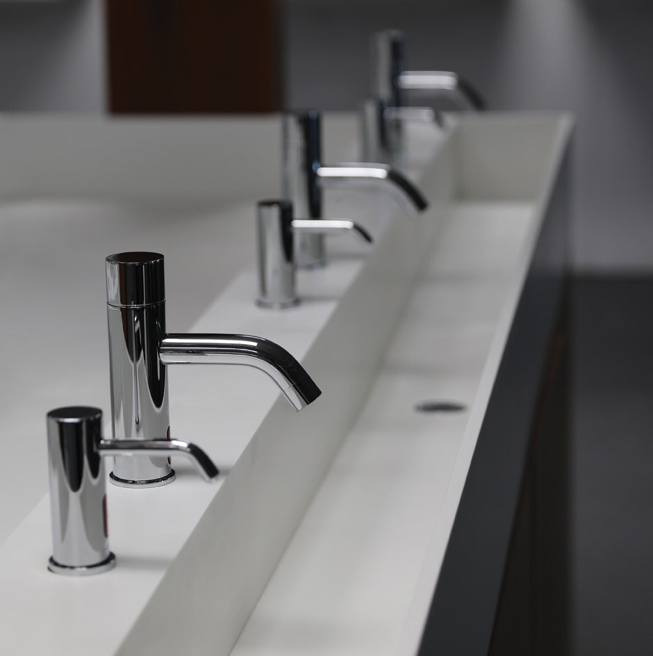 polished nickel soap dispenser