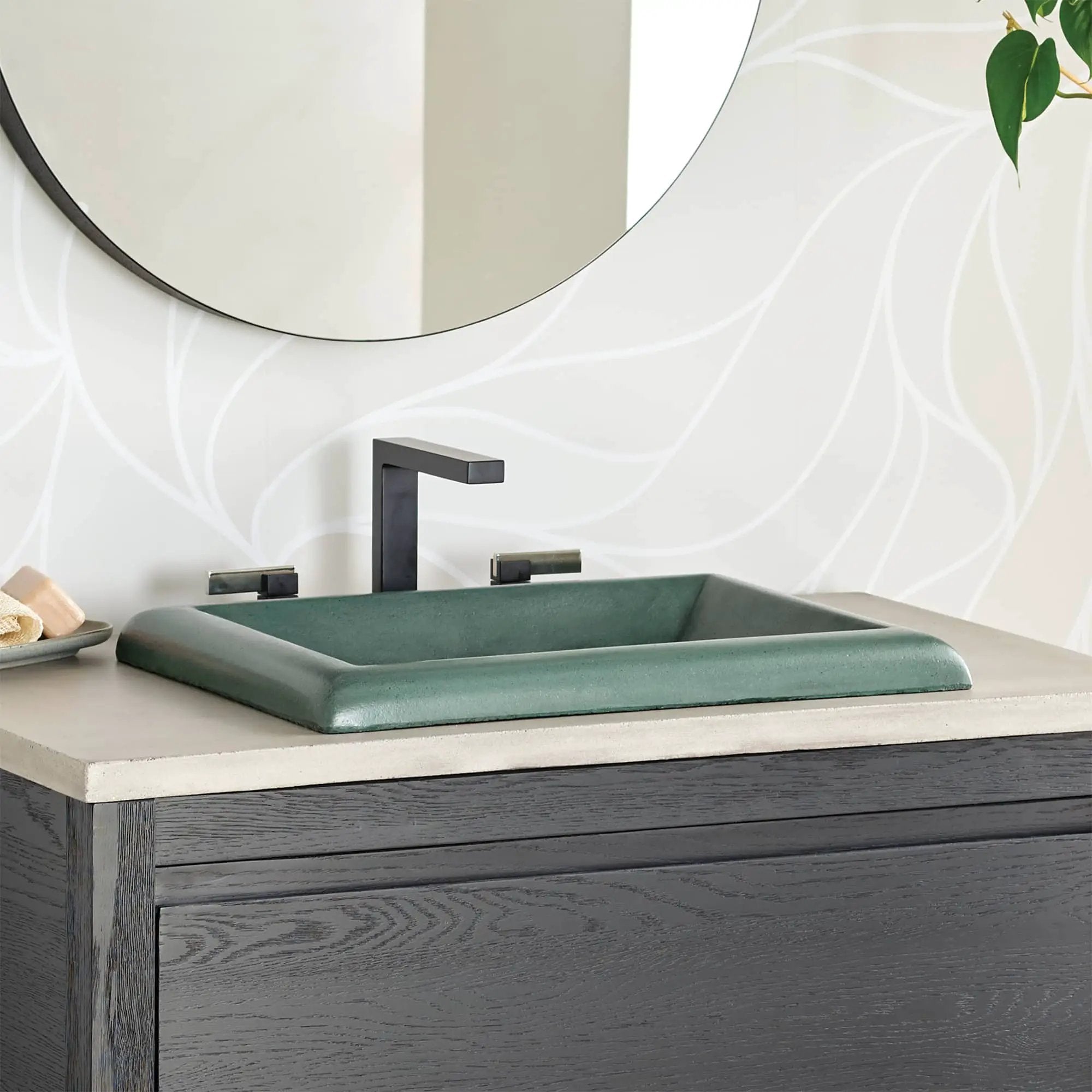 forest bathroom sink