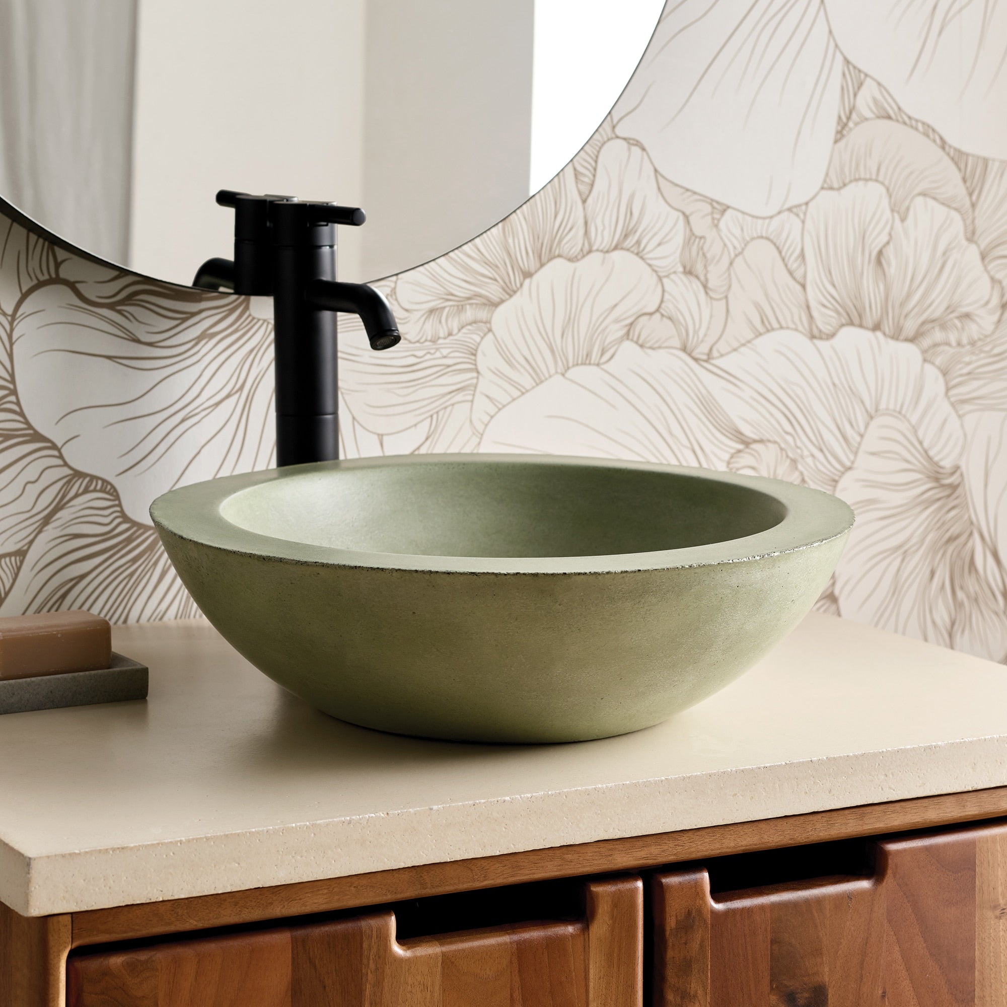 sage bathroom sink