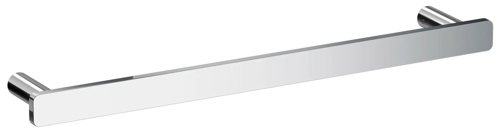polished chrome towel rail
