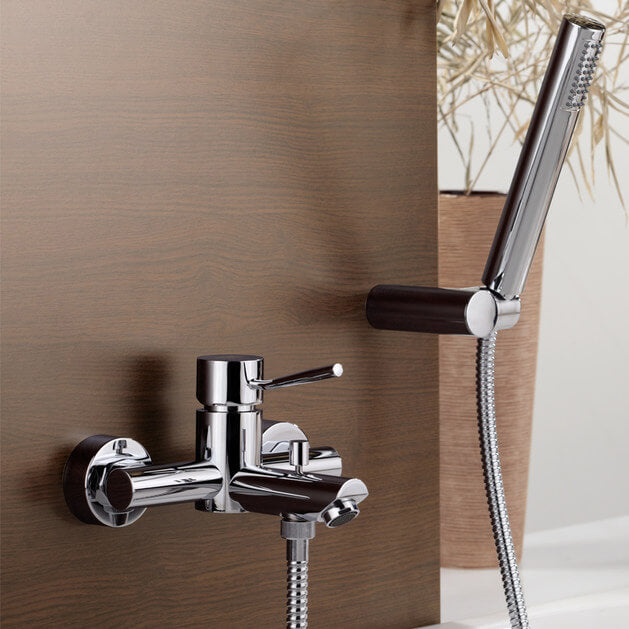 chrome tub filler