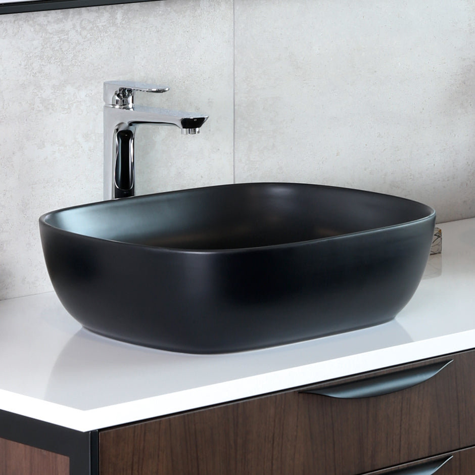 matte black sink