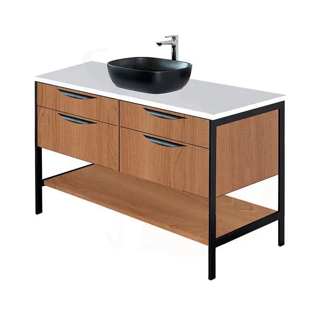 natural cherry vanity