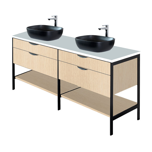 Lacava Navi 60" Free Standing Under-Counter Vanity by Lacava