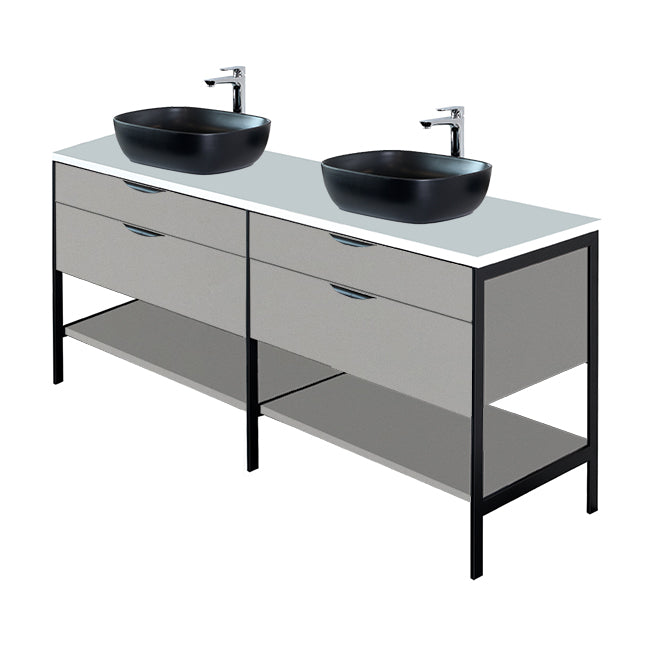 Lacava Navi 60" Free Standing Under-Counter Vanity by Lacava