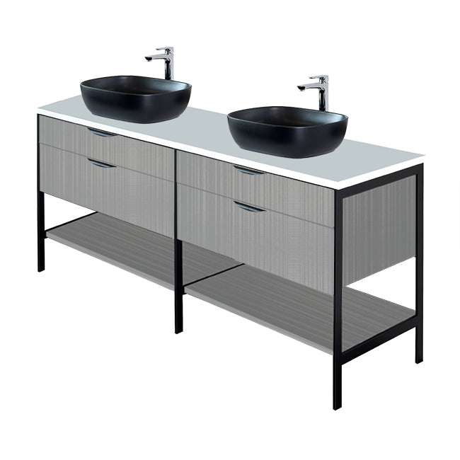 Lacava Navi 60" Free Standing Under-Counter Vanity by Lacava