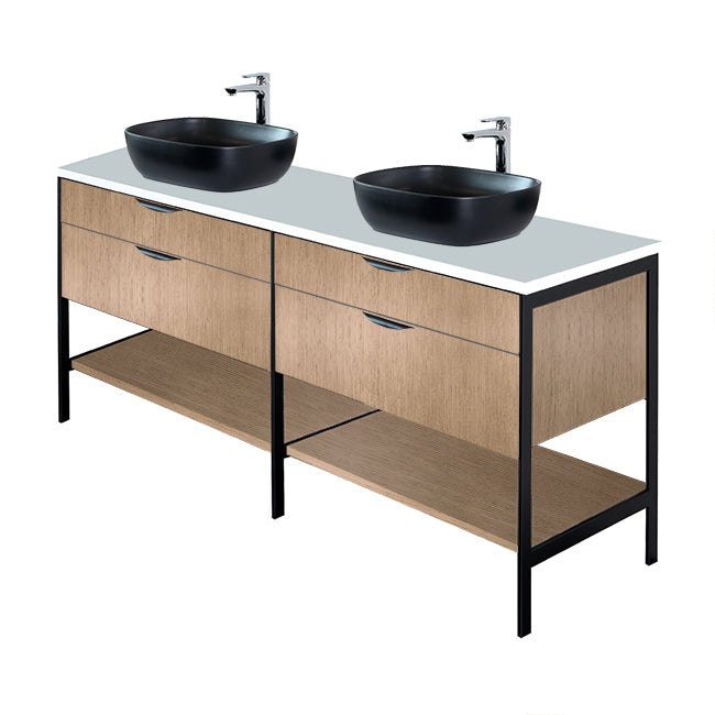 Lacava Navi 60" Free Standing Under-Counter Vanity by Lacava