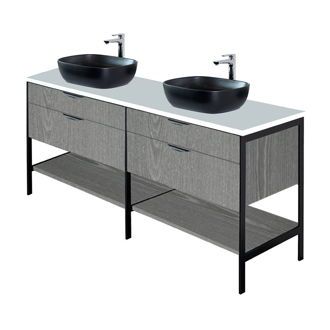 Lacava Navi 60" Free Standing Under-Counter Vanity by Lacava