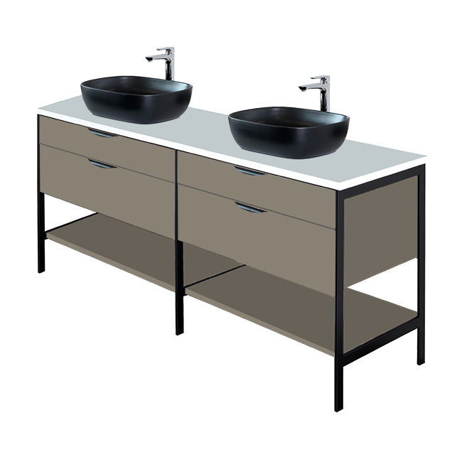 Lacava Navi 60" Free Standing Under-Counter Vanity by Lacava