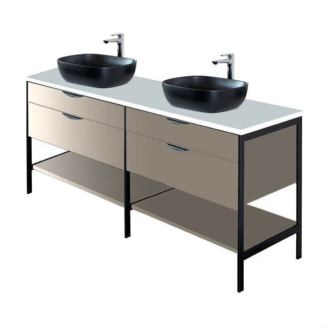 Lacava Navi 60" Free Standing Under-Counter Vanity by Lacava