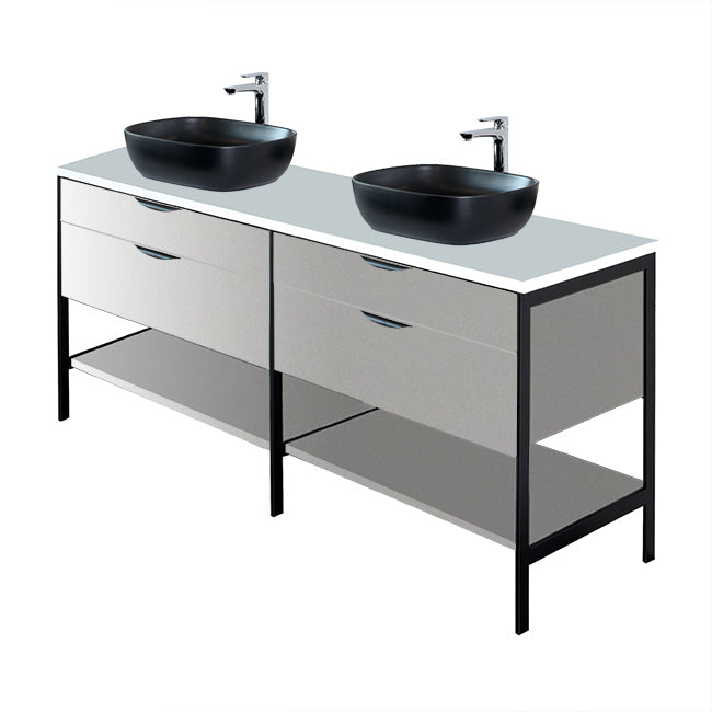 Lacava Navi 60" Free Standing Under-Counter Vanity by Lacava