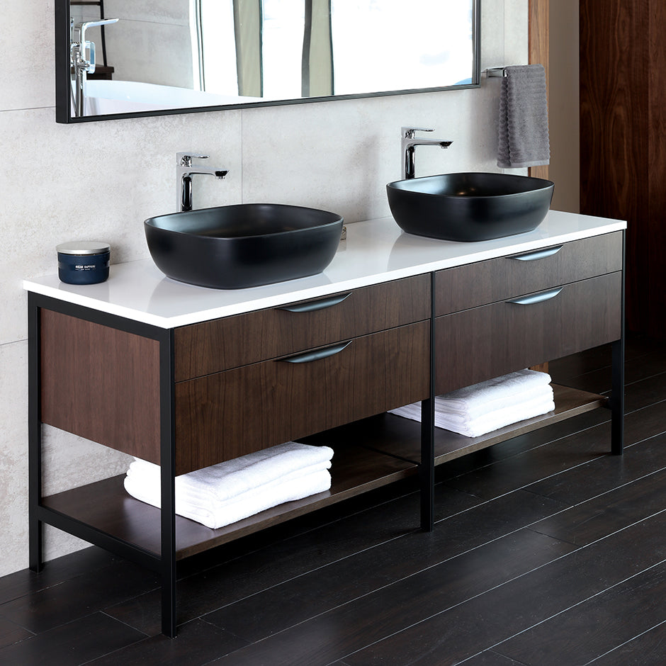 matte black sink