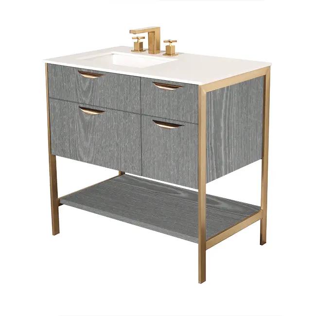 Lacava Navi 36" Free Standing Under-Counter Vanity - Left by Lacava
