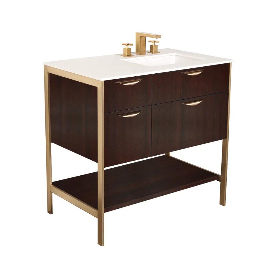 african mahogany vanity