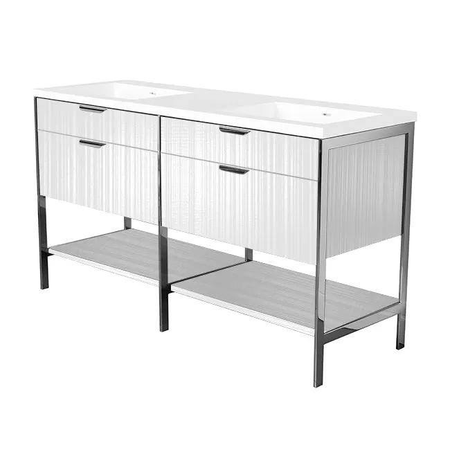 Lacava Navi 60" Free Standing Under-Counter Vanity by Lacava