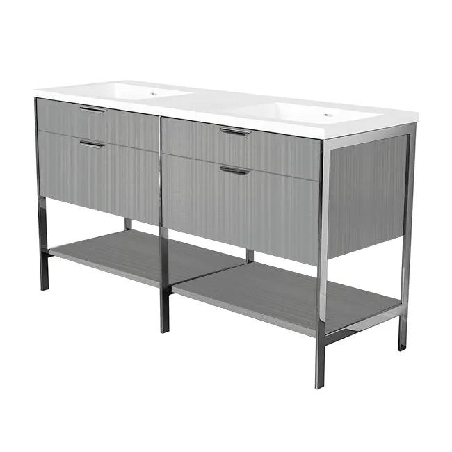 Lacava Navi 60" Free Standing Under-Counter Vanity by Lacava