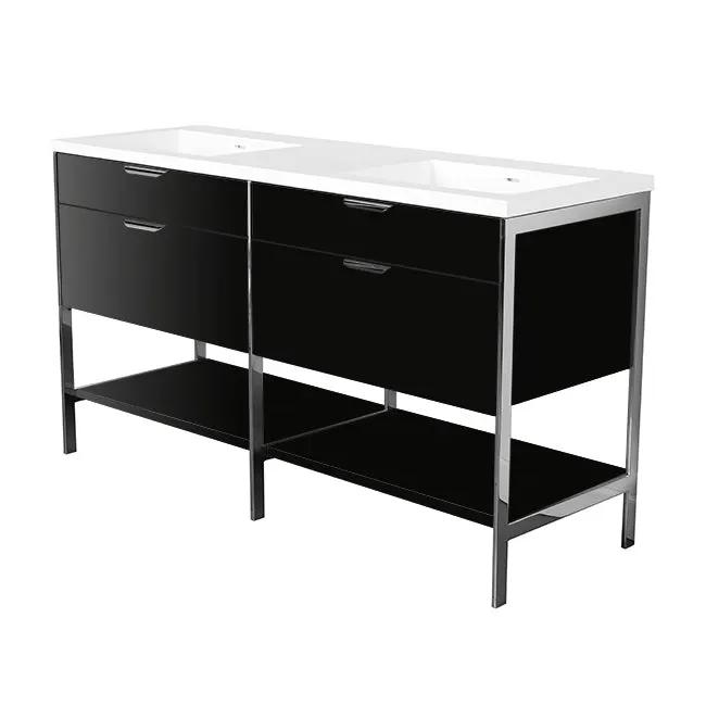 Lacava Navi 60" Free Standing Under-Counter Vanity by Lacava
