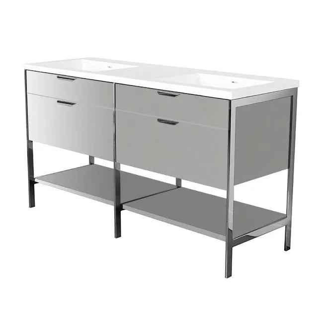 Lacava Navi 60" Free Standing Under-Counter Vanity by Lacava