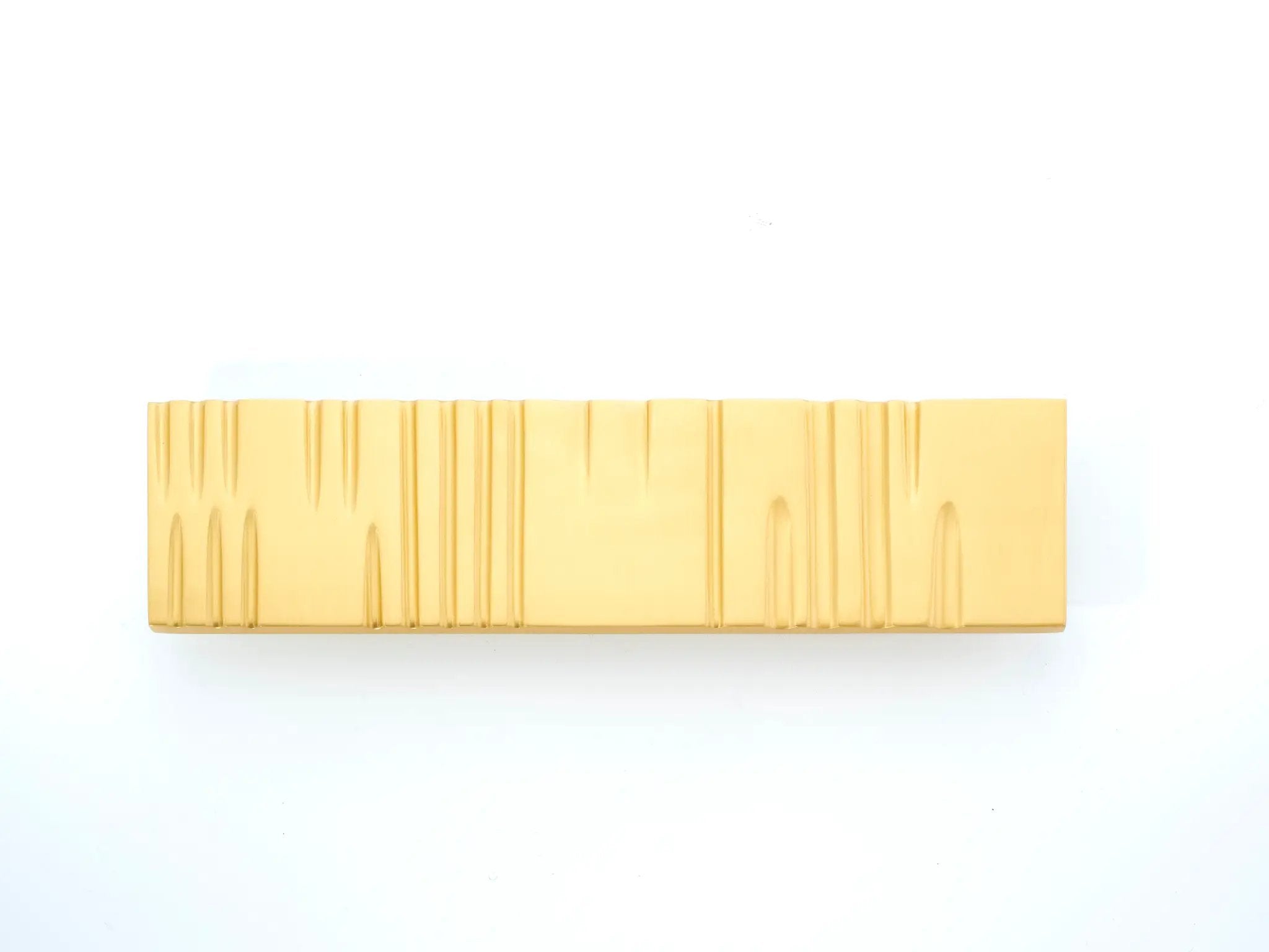 satin brass pull