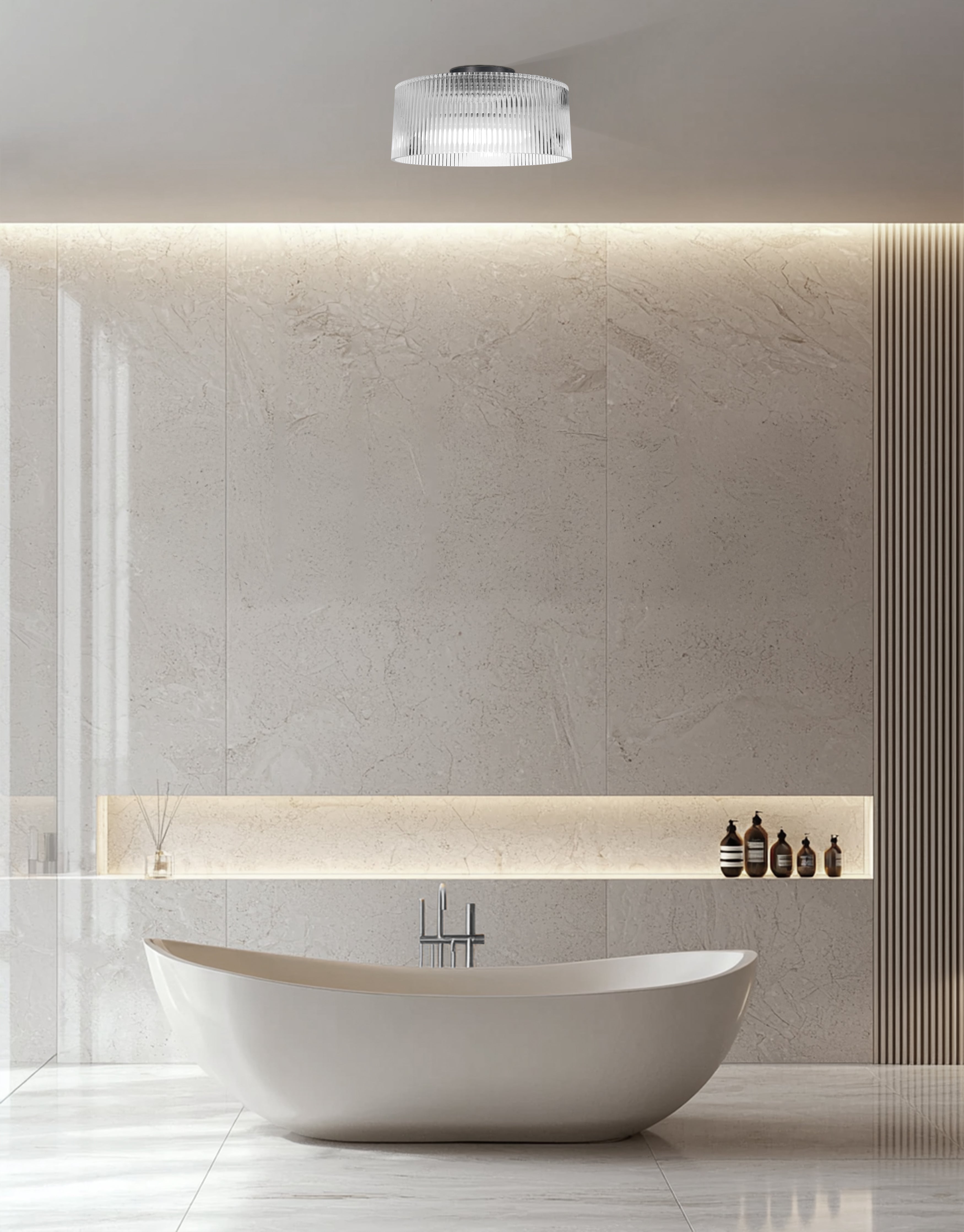 matte black flush mount