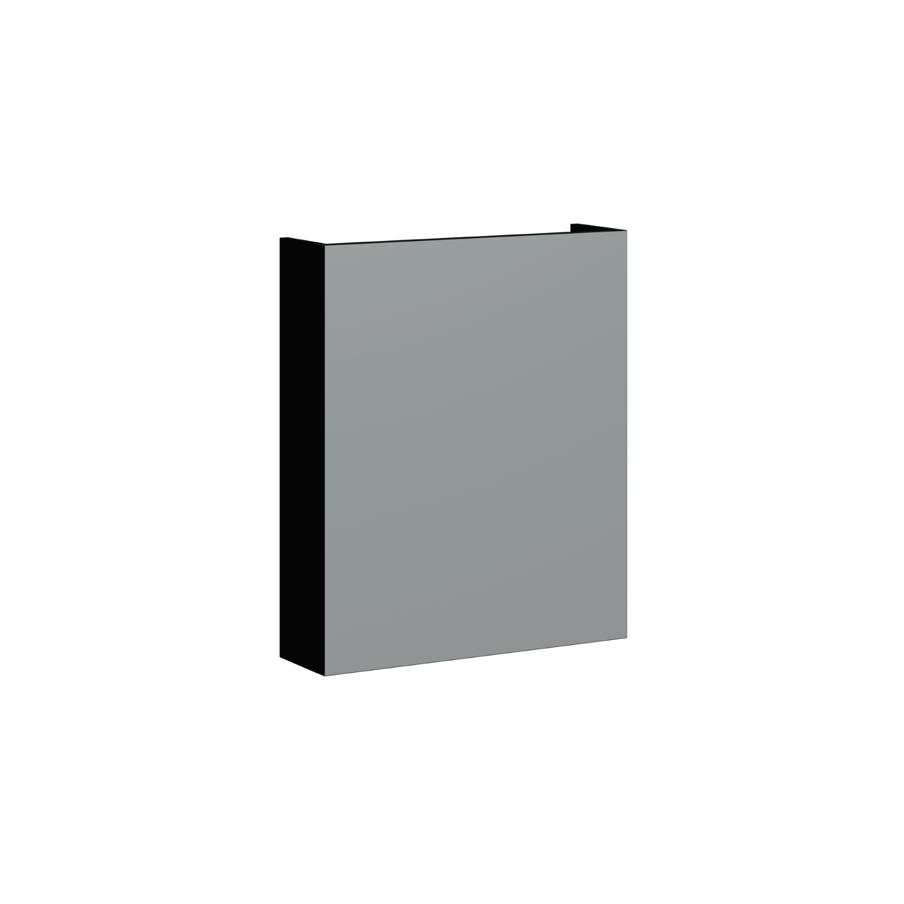 black satin paint medicine cabinet