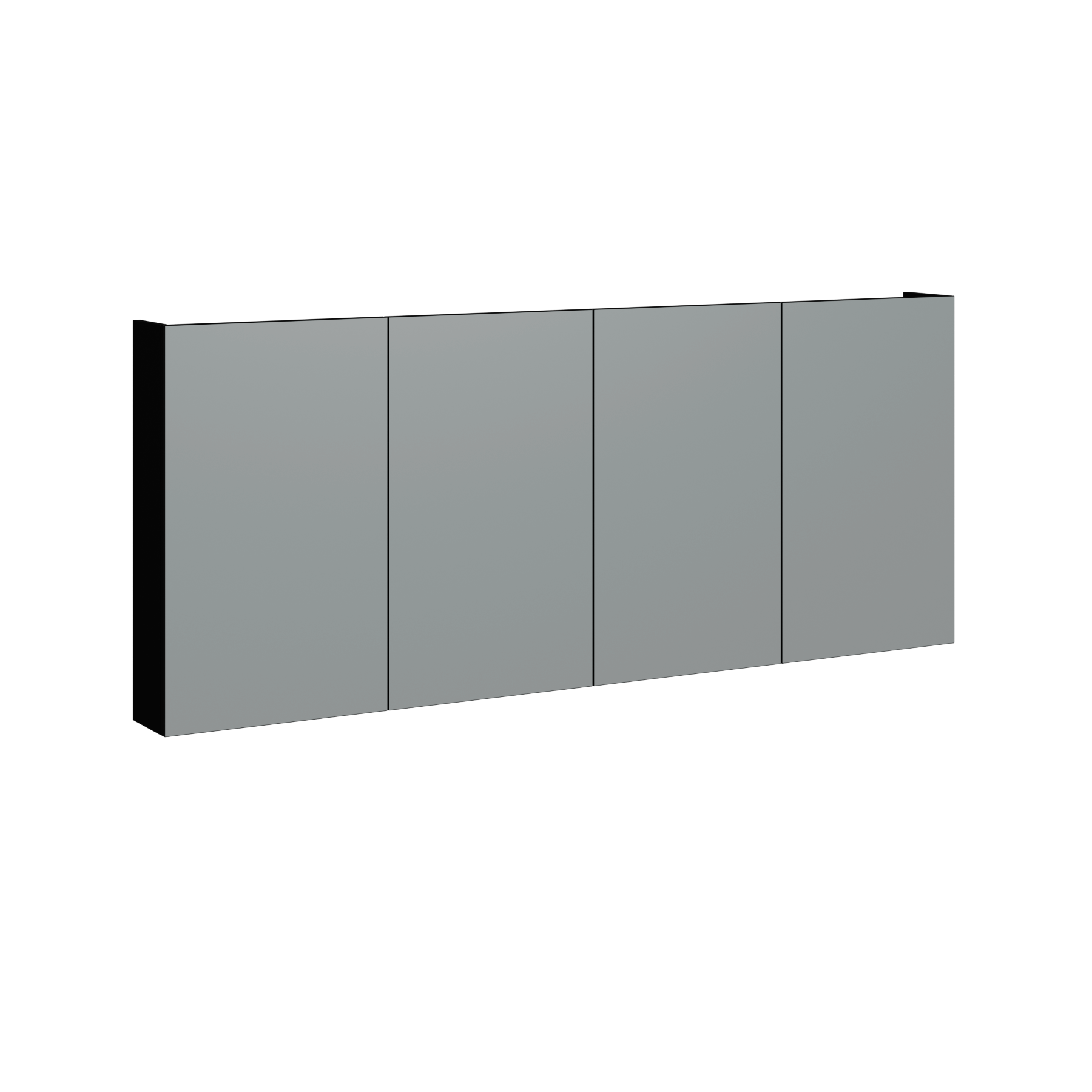 black satin paint medicine cabinet