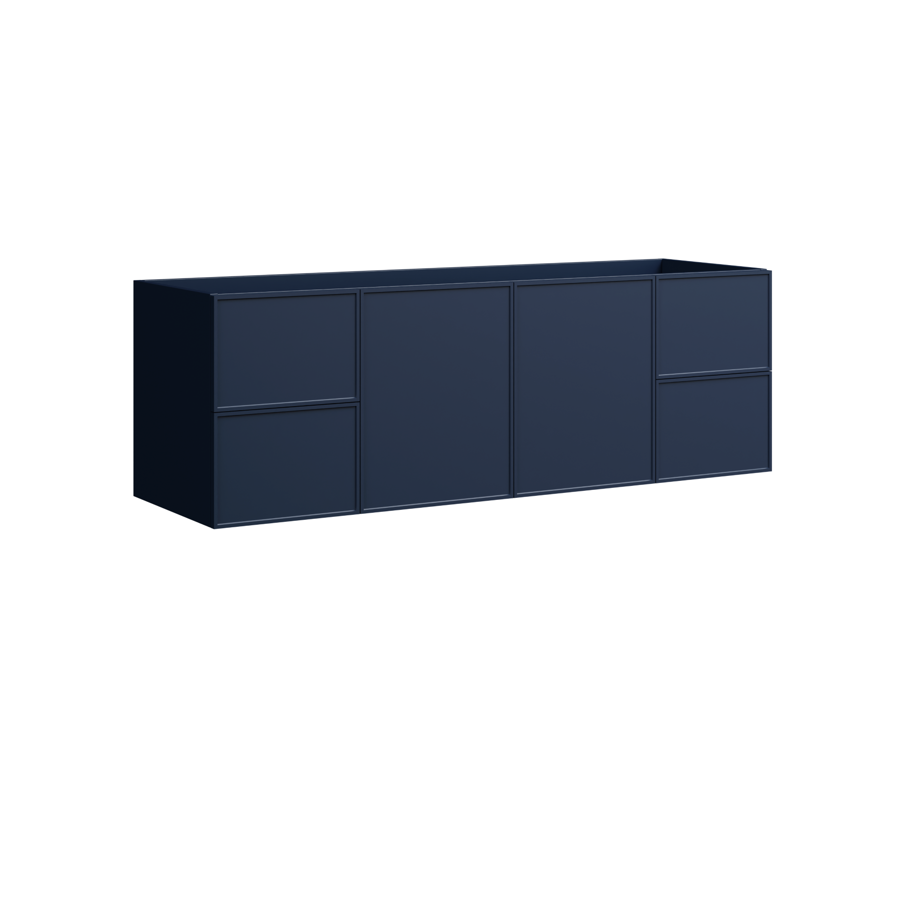 Timberline Natick 60" x 18" x 20" Wall Mounted Vanity by Timberline