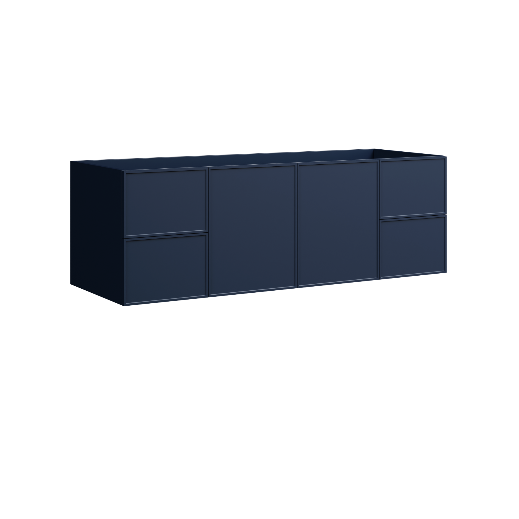 Timberline Natick 60" x 21" x 20" Wall Mounted Vanity by Timberline