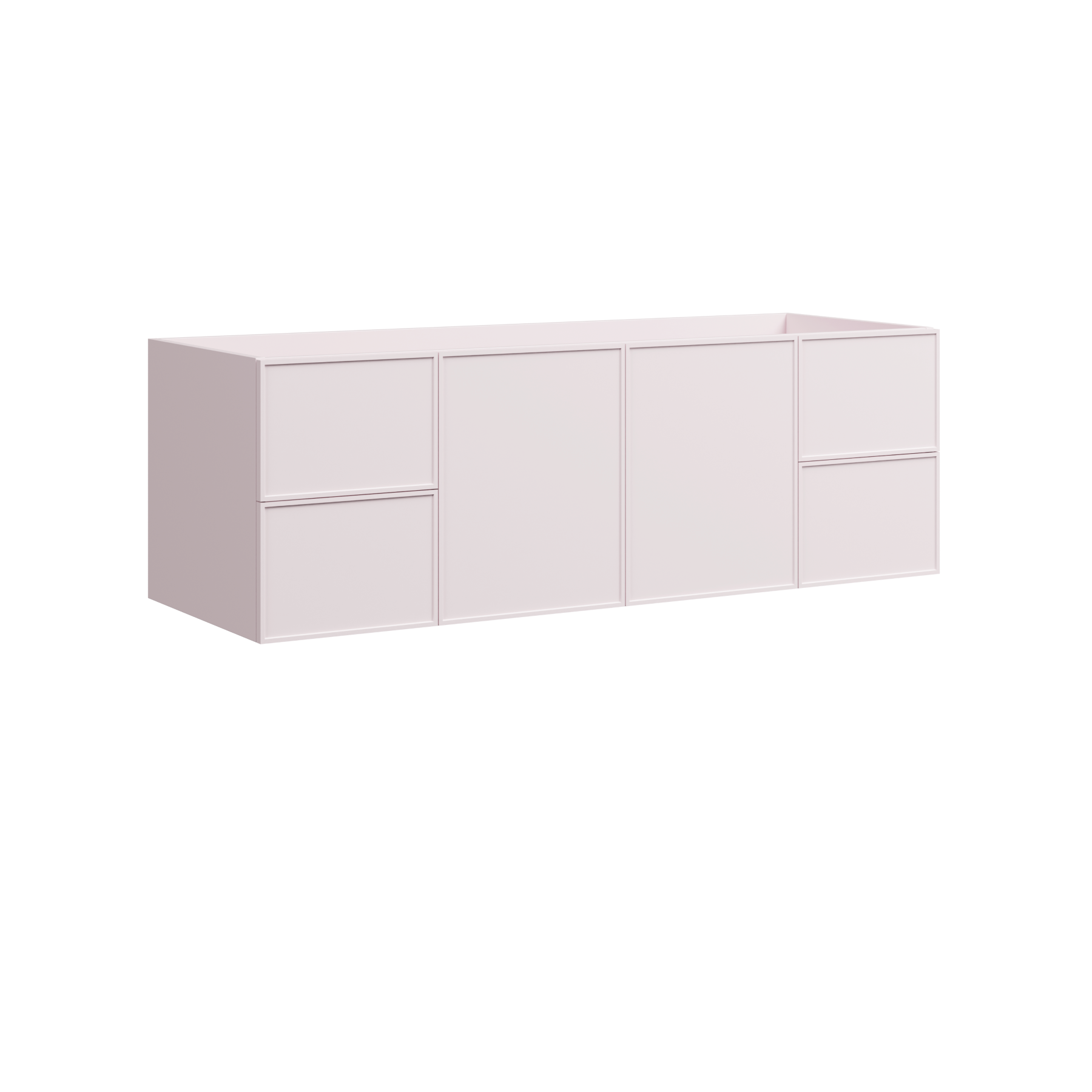 Timberline Natick 60" x 21" x 20" Wall Mounted Vanity by Timberline