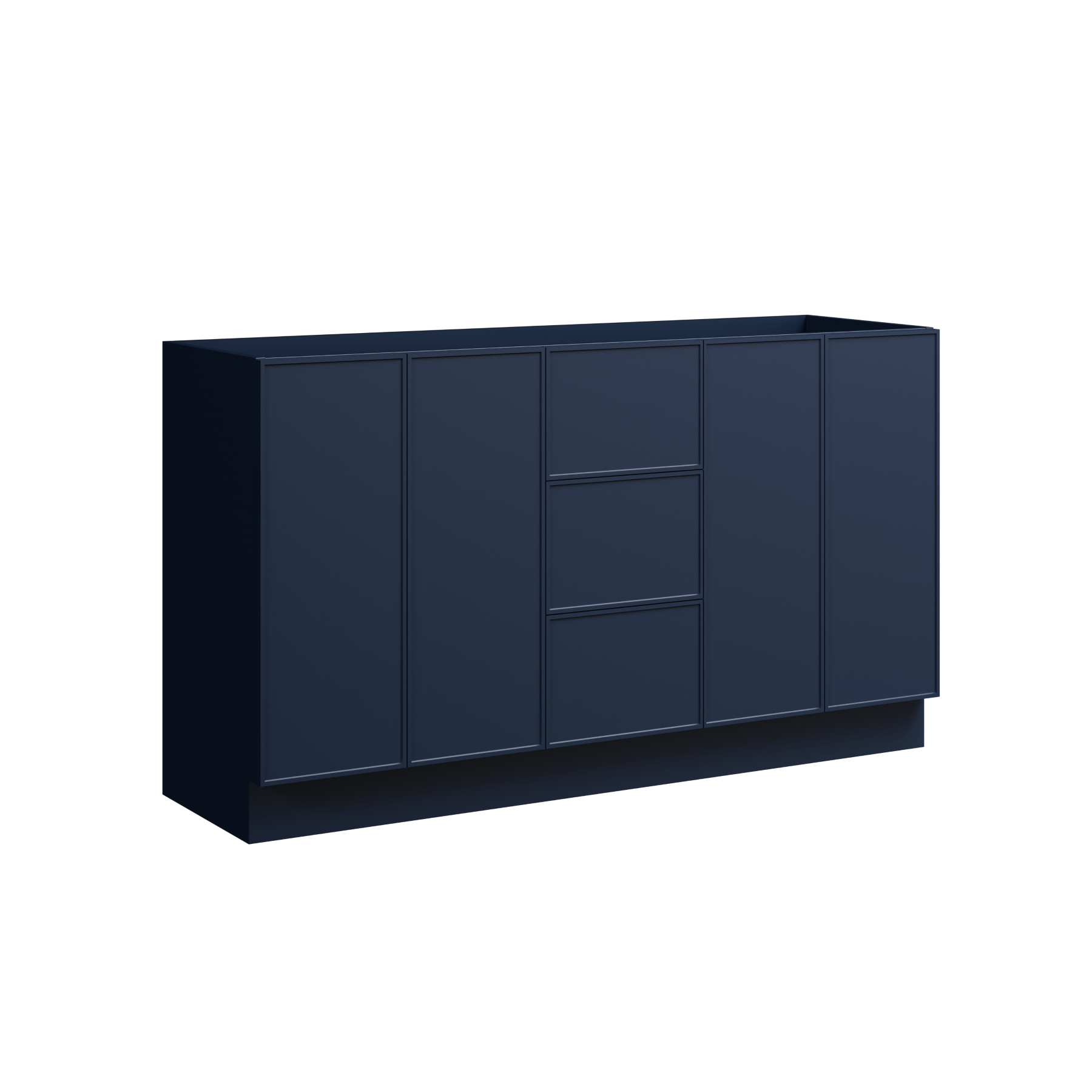 Timberline Natick 60" x 18" x 34.5" Floor Standing Double Vanity by Timberline