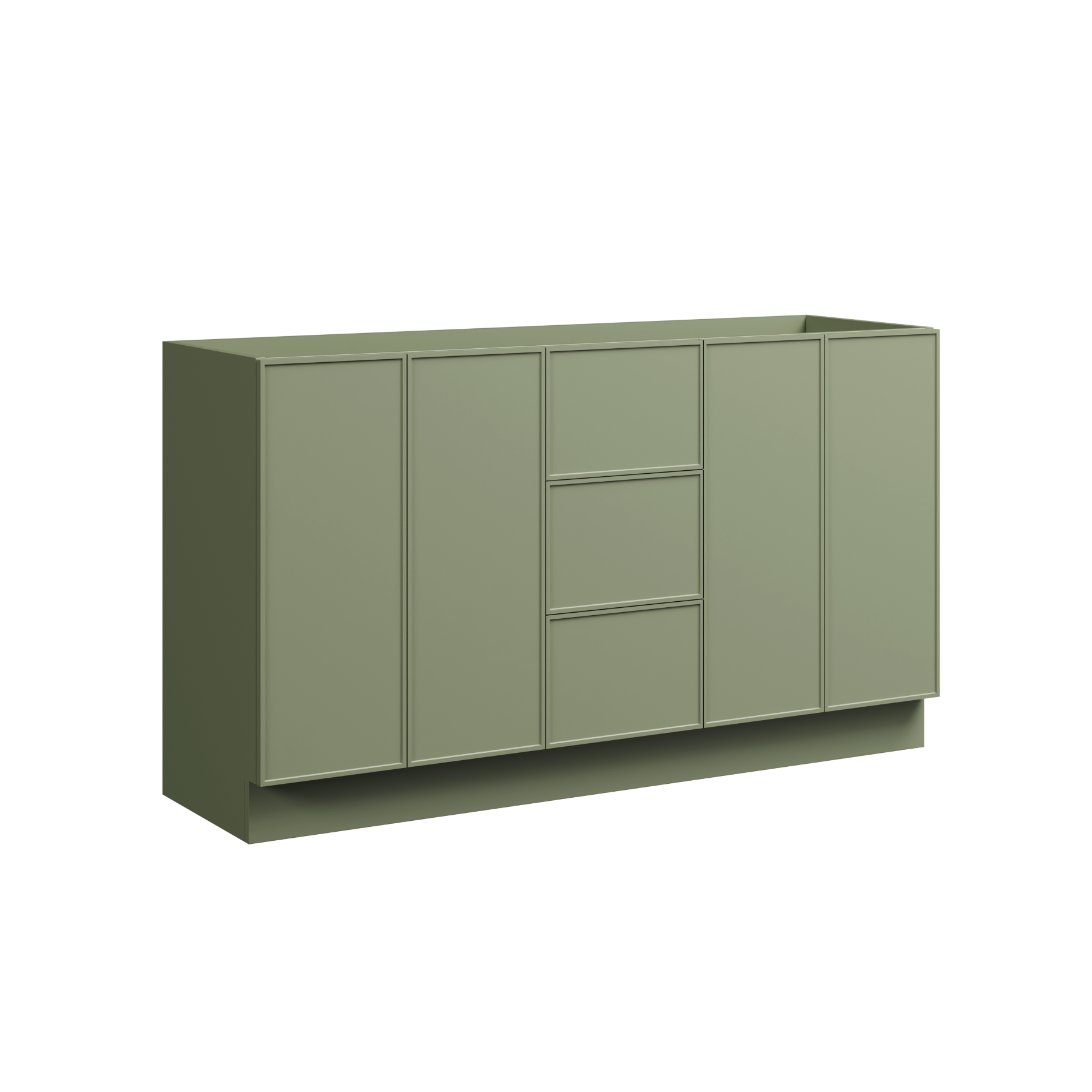 Timberline Natick 60" x 18" x 34.5" Floor Standing Double Vanity by Timberline