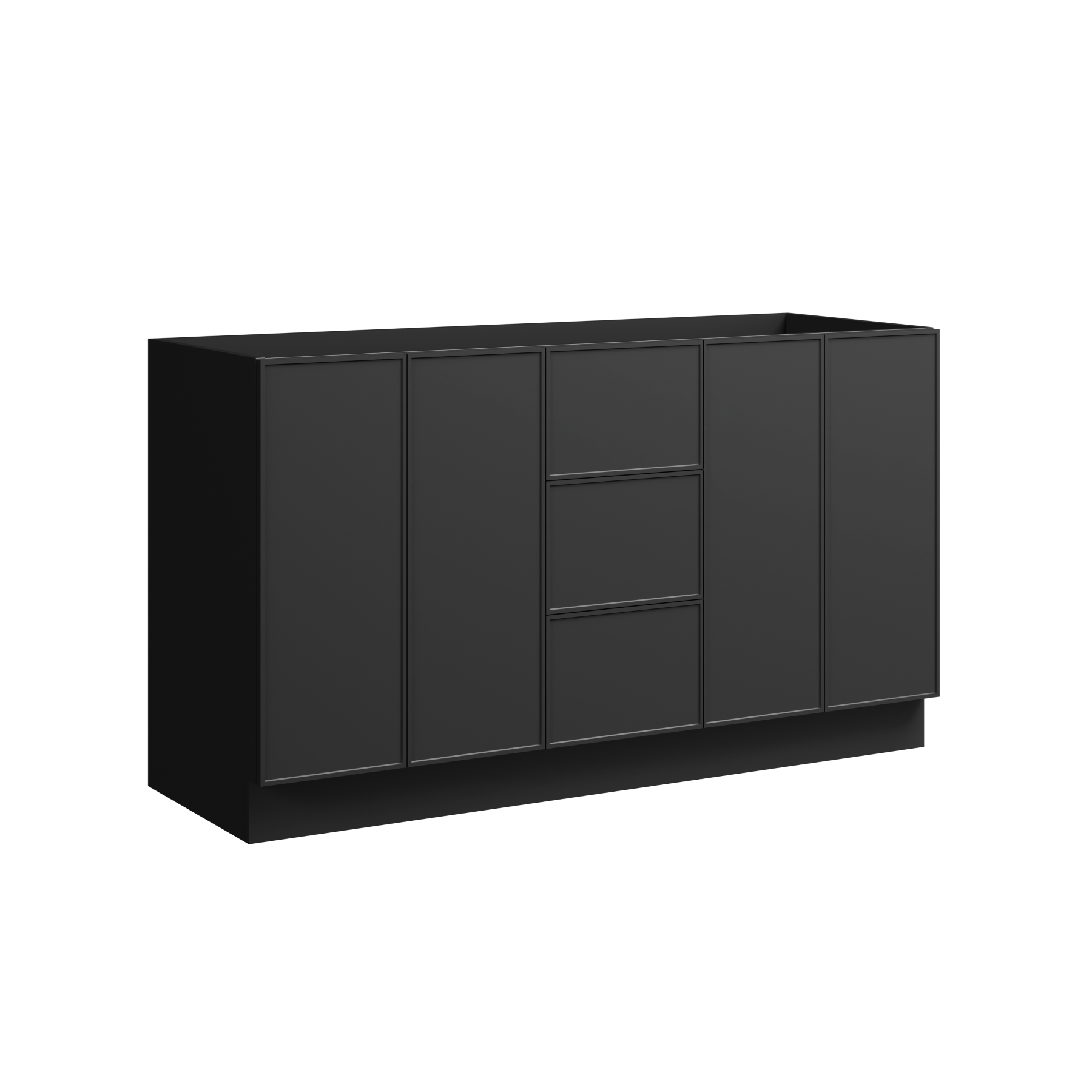 Timberline Natick 60" x 21" x 34.5" Floor Standing Double Vanity by Timberline