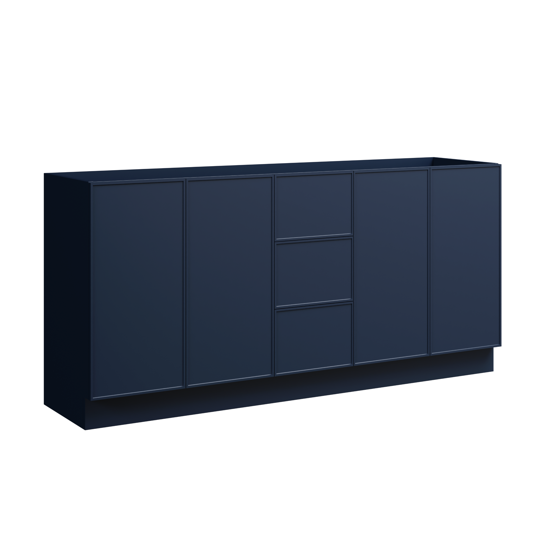 Timberline Natick 72" x 18" x 34.5" Floor Standing Double Vanity