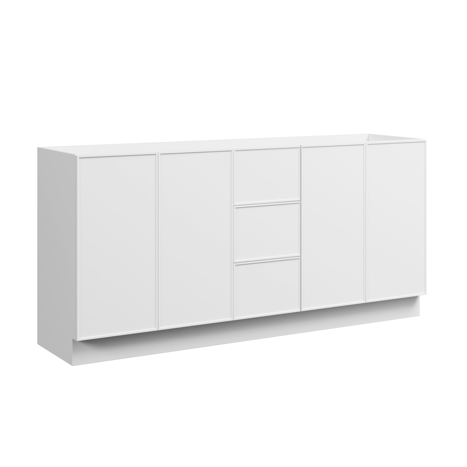 Timberline Natick 72" x 18" x 34.5" Floor Standing Double Vanity