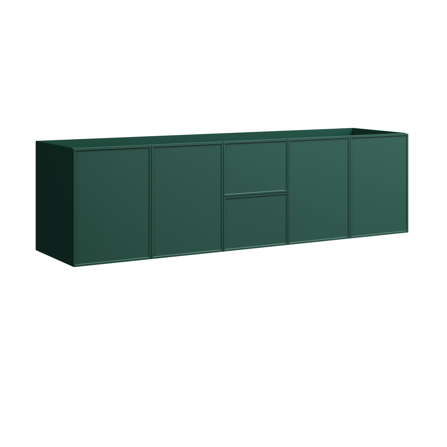 Timberline Natick 72" x 18" x 20" Wall Mounted Double Vanity by Timberline