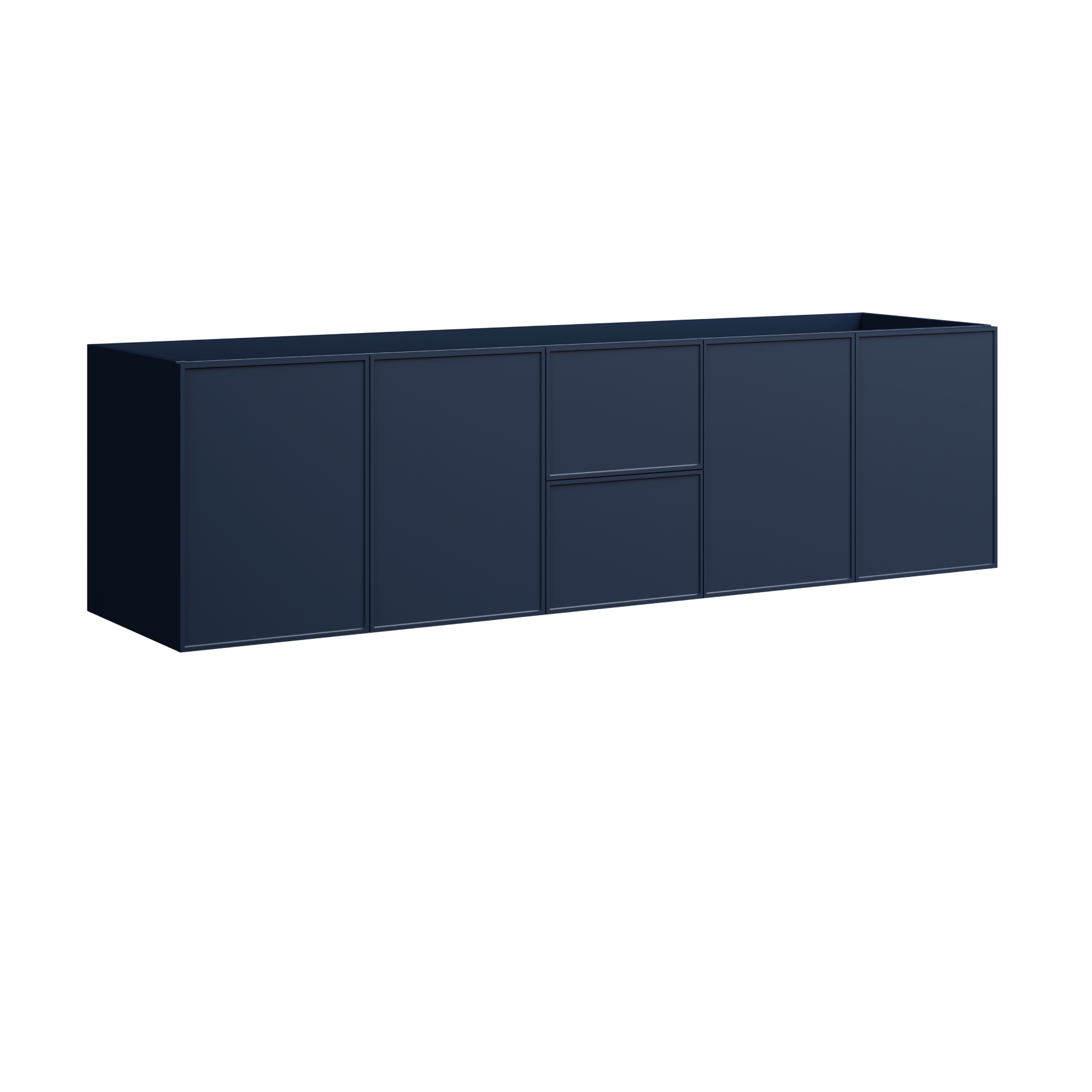 Timberline Natick 72" x 18" x 20" Wall Mounted Double Vanity by Timberline