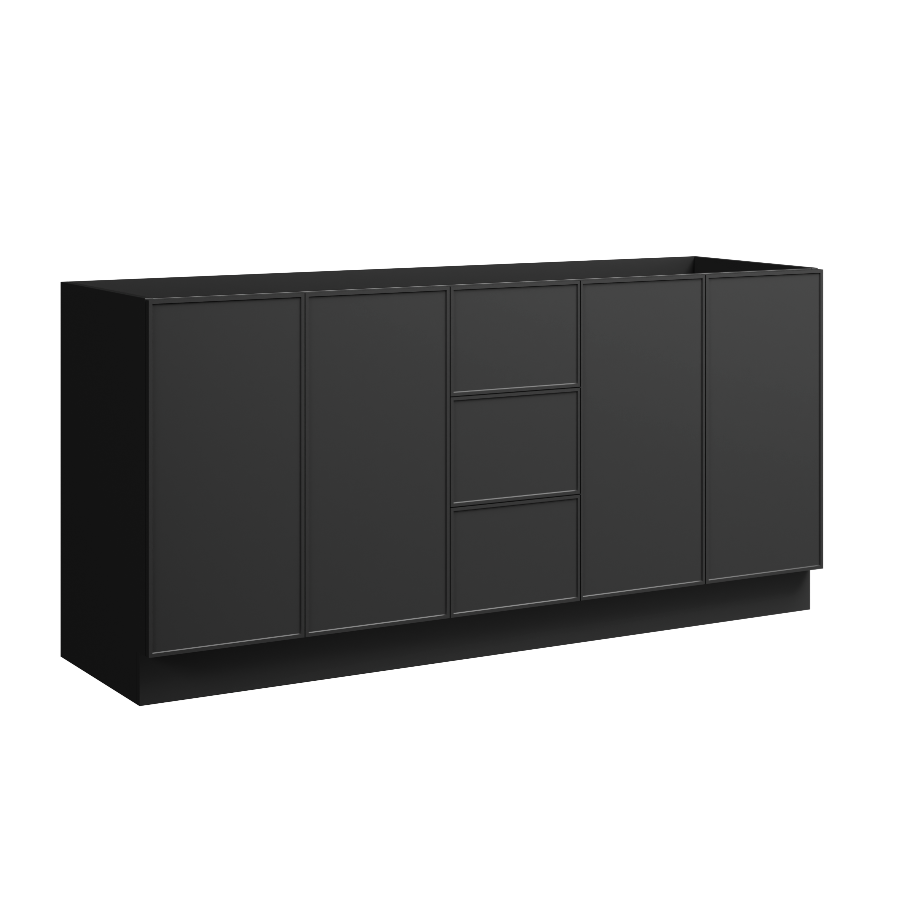 Timberline Natick 72" x 21" x 34.5" Floor Standing Double Vanity