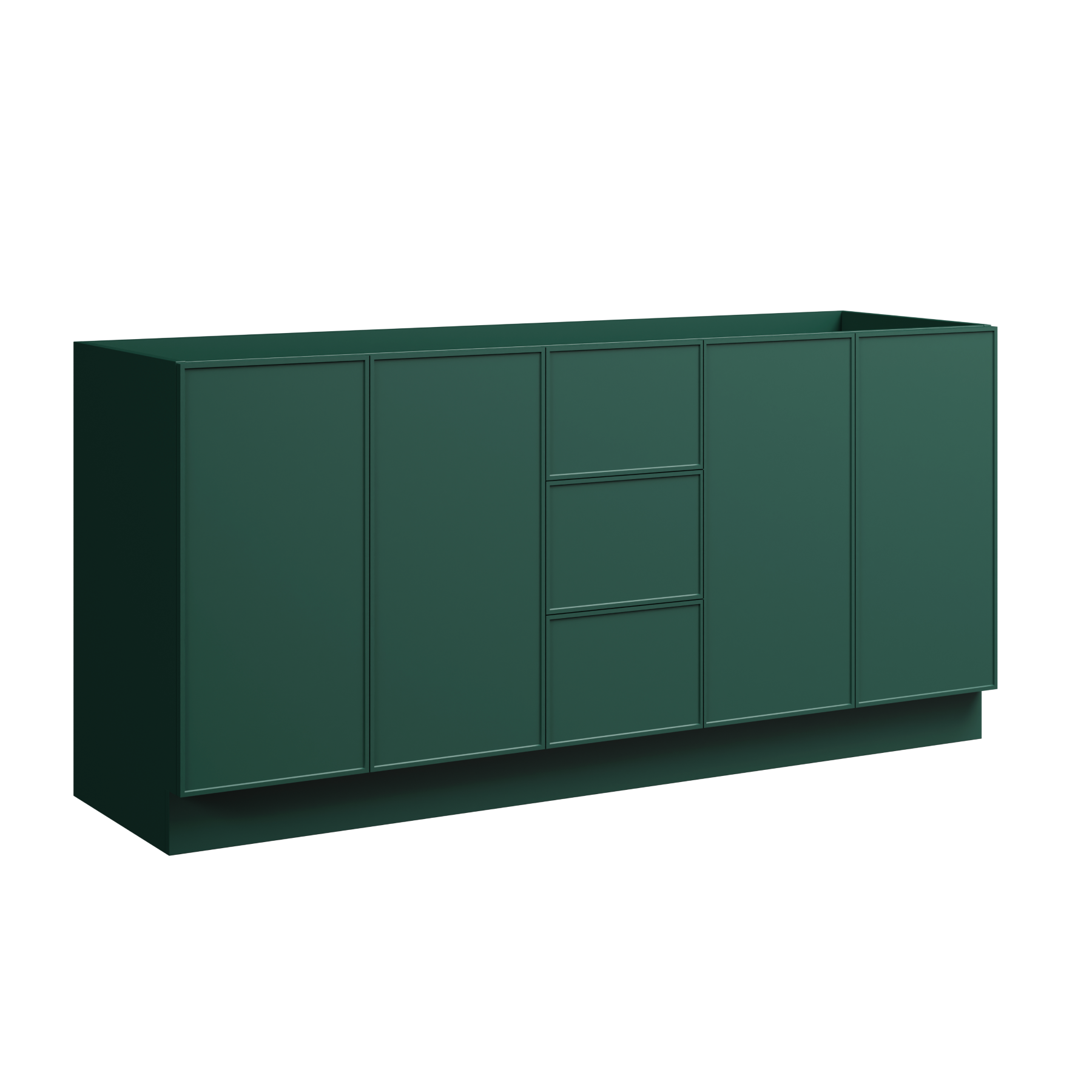 Timberline Natick 72" x 21" x 34.5" Floor Standing Double Vanity