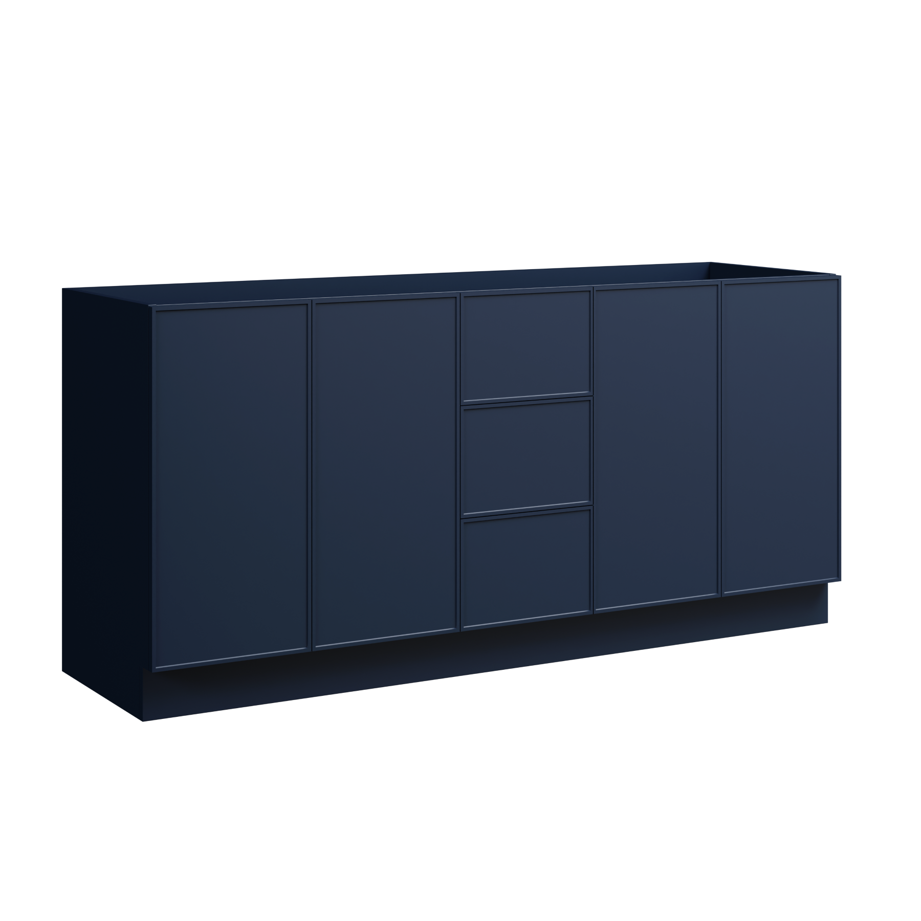 Timberline Natick 72" x 21" x 34.5" Floor Standing Double Vanity