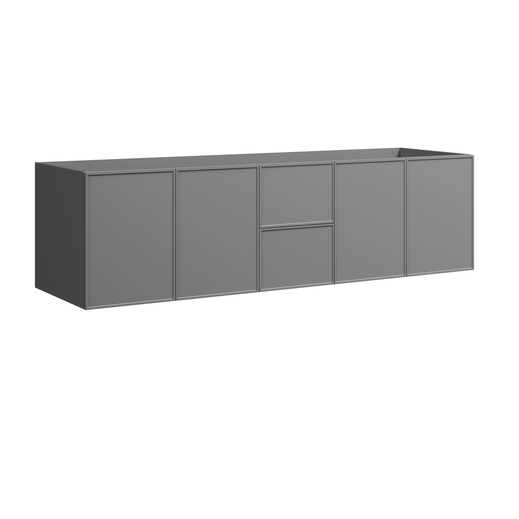 Timberline Natick 72" x 21" x 20" Wall Mounted Double Vanity by Timberline
