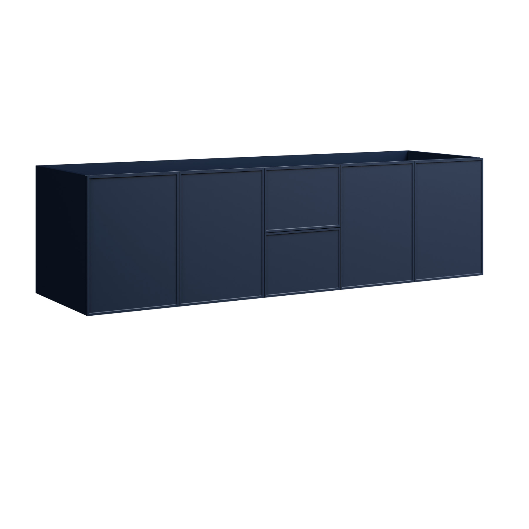 Timberline Natick 72" x 21" x 20" Wall Mounted Double Vanity by Timberline